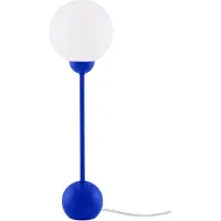 Globen Lighting bordlampe Ripley, blå, høyde 52 cm, jern/glass