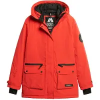 Superdry for woman. W5011596A Quilted parka City red (S), Casual, Polyester