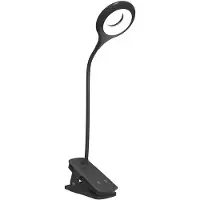 Wozinsky Wireless LED Reading Lamp with Clip + USB-C Cable - Black