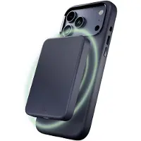 Puro Pure Icon Mag Pro Liquid Silikonetui for iPhone 17 Pro Max, MagSafe-kompatibelt, mørkeblå