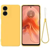 Mtp Products Motorola Moto E14 Liquid Silikondeksel - Gul