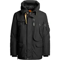 Parajumpers for man. 26WMPMJKMA03 Right Hand black jacket (XXL), Casual, Polyamide