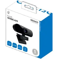 Deltaco W-100 - Nettkamera - farge - 2 MP - 1920 x 1080 - lyd - USB