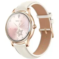 COLMI L28 Smart Watch (gull + gull lærrem)