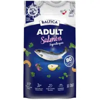 BALTICA Utmerket Hypoallergen Voksen Små Raser Lakse Hundemat 3 Kg