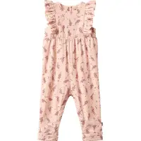 Wheat Heldrakt - Milia - DIM Rose Blomster - - 1½ år (86) - Buksedress