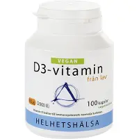 Helhetshälsa D3-vitamin Vegan 50 mcg 100 kapsler