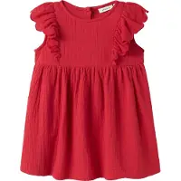 Name it Kjole - NmfJulita - Urban Rød - - 2 år (92) - Kjole