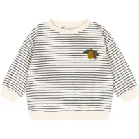 Konges Sløjd Collegegenser -Frotté - Itty - Flint Stripe - - 4 år (104) - Collegegenser