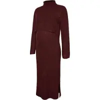 Mamalicious Suniva June Maternity Lang Ermet Midi-kjole