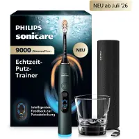 Philips DiamondClean 9000 HX9213/84 Oppladbar tannbørste, Voksen, Sonik tannbørste, Sensitiv / Myk, Gum omsorg, Grundig rens, Whitening, 62000 beve...