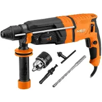 Neo Tools SDS+-borhammer, 900 W, 3,5 J, med koffert