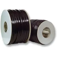 EFB NORDIC Telefonkabel flad, PVC 1x6xAWG26 sort, 100 m ring, kabeldiameter 6,8 x 2,35 mm - (100 meter)