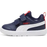 Puma Courtflex V3 Sneakers Toddlers, Shoes, Navy/White/Red, 20