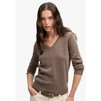 Superdry Washed Jumper V-hals Genser