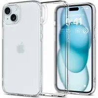 Spigen Ultra Hybrid-etui for iPhone 15 Plus - Klar matt