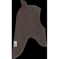Huttelihut Balaclava - Ull - 1-lag - Brown Melert m. Ører - - 0-3 md - Balaclava - enkel