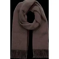 Ralph Lauren for woman. 455954371004 Brown wool scarf with fringes (OSFA), Casual