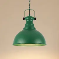 Opviq Hengelampe Kure, grønn, Ø 31 cm, metall, E27