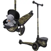 Scoot & Ride Highway Kick 2 Livsstil - Black/Gold - - OneSize - Sparkehjul
