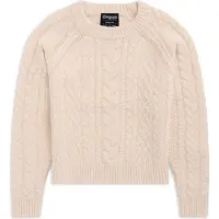 Bergans Lofoten Knitted Ullgenser Dame Creme M