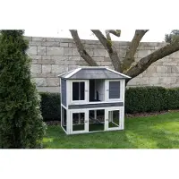 Kerbl Husdyr smådyrbur Villa - L 118 x B 68 x H 118 cm