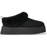 Ugg for woman. 1171393 Tazzelle black Leather Sneakers (38), Flat, Split Leather, None, Casual, Homewear
