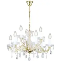 Orion Marie Claire-lysekrone i krystallglass med 9 lyskilder