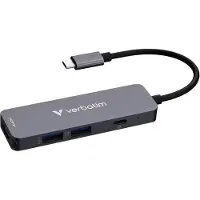 Verbatim - Dokkingstasjon - for bærbar - USB-C - HDMI