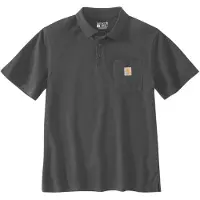 Carhartt Loose Polo Men Carbon Heather S