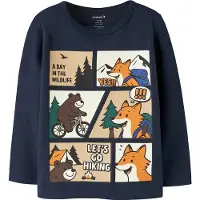 Name It Mini Genser - NmmOswalde - Navy Blazer - - 3 år (98) - Genser