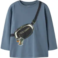 Name it Genser - NmmOniels - Blue Mirage - - 6 år (116) - Genser