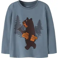 Name it Genser - NmmOtto - Blue Mirage - - 4 år (104) - Genser