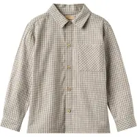 Wheat Skjorte - Oscar - Gråbrun rutete - - 3 år (98) - Skjorte