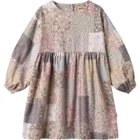 Wheat Kjole - Herdis - Patchwork Blomster - - 6 år (116) - Kjole