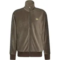 Adidas Originals Firebird Velour Track Genser Med Hel Glidelås