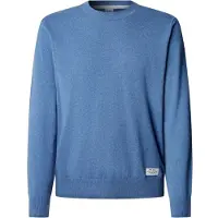 Pepe Jeans for man. PM7000106 Blue Andre Crew Jersey (L), Casual, Cotton
