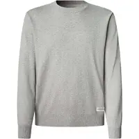 Pepe Jeans for man. PM7000106 Andre Crew grey jumper (S), Casual, Cotton