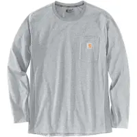 Carhartt Force Relaxed L/S T-Shirt Men Heather Gray S