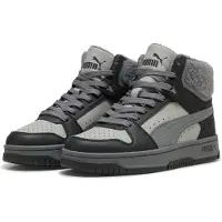 Puma Rebound Slam Mid Sneakers Youth, Age, Gray Echo/Slate Sky/Black, 39