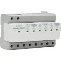 Phoenix Contact 2905470 lyn-/overspenningsavleder-kombinasjon Type 1+2 FLT-SEC-T1+T2-3S-350/25-FM IP20