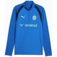 Puma Olympique de Marseille Quarter-Zip Training Top Men, Men, Royal/Deep Navy, 3XL