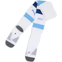 Puma Manchester City 26/27 Striped Socks Men, Clothing, White/Blazing Blue, 35-38