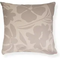 Nordstrand Putetrekk 60x63 cm - 100% bomull - Brunt blomsterdesign
