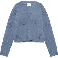 Minymo Cardigan - Strikk - Måneskinn Blue - - 7 år (122) - Cardigan