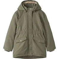 Name It Kids Vinterjakke - NkfMarlow03 - Dusty Olive - - 6 år (116) - Vinterjakke
