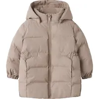 Name it Polstret Jakke - NmfMusk - Sølv Mink - - 6 år (116) - Dunjakke