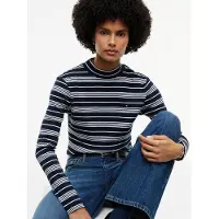 Tommy Hilfiger Cody Slim Fit Langarmet T-skjorte Med Høy Hals