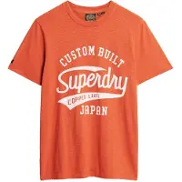 Superdry for man. M1011905A Copper Label T-shirt orange (XXL), Casual, Cotton, Short sleeve