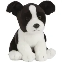 Living Nature Kosedyr - 21x13 cm - Border Collie-valp - Svart/Hv - - OneSize - Kosedyr